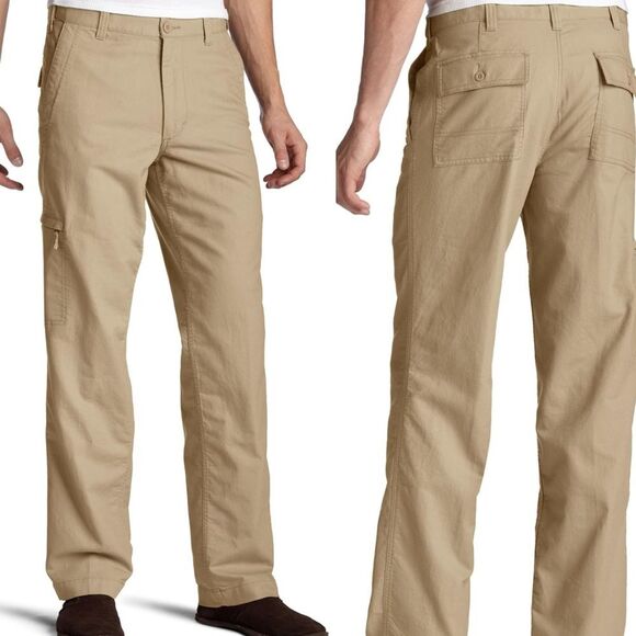 DOCKERS  CARGO PANTS MEN’S 32/32 SEE MEASUREMENTS PHOTOS KHAKI TAN. - Picture 1 of 12